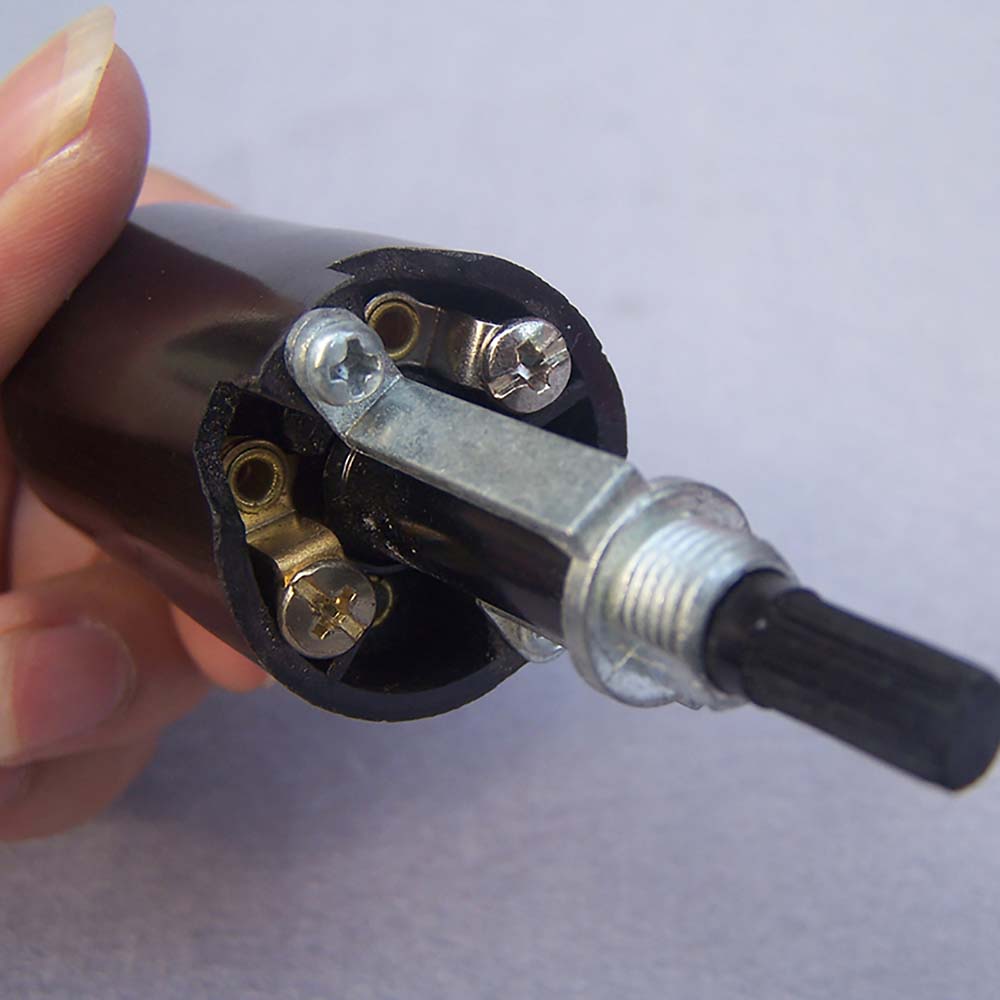 Pour lampes accessoires d'éclairage Type torsadé interrupteur rotatif bidirectionnel E27 support de lampe: Bleu foncé