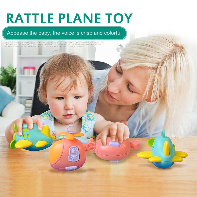 Baby Baby Speelgoed Helicopter Vliegtuig Handbells Rammelaars Bijtring Baby Bed Wandelwagen Opknoping Peuter Newbron