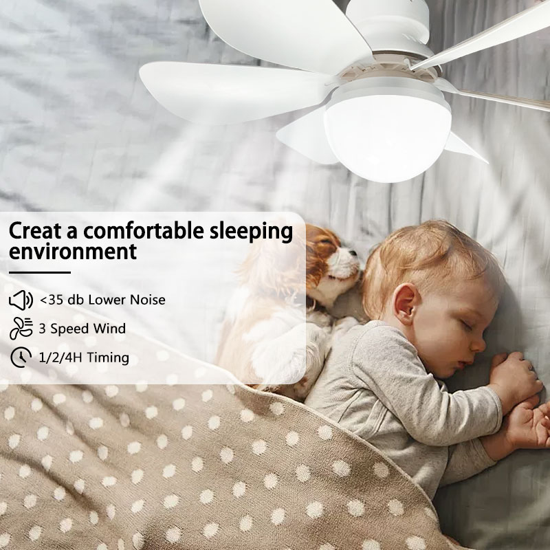 With Remote Control LED Ceiling Fan Light 3 Speeds Wind Silend Motor 30/40W Ceiing Fan Lamps Tricolor Dimmable Ceiling Fan Lamp