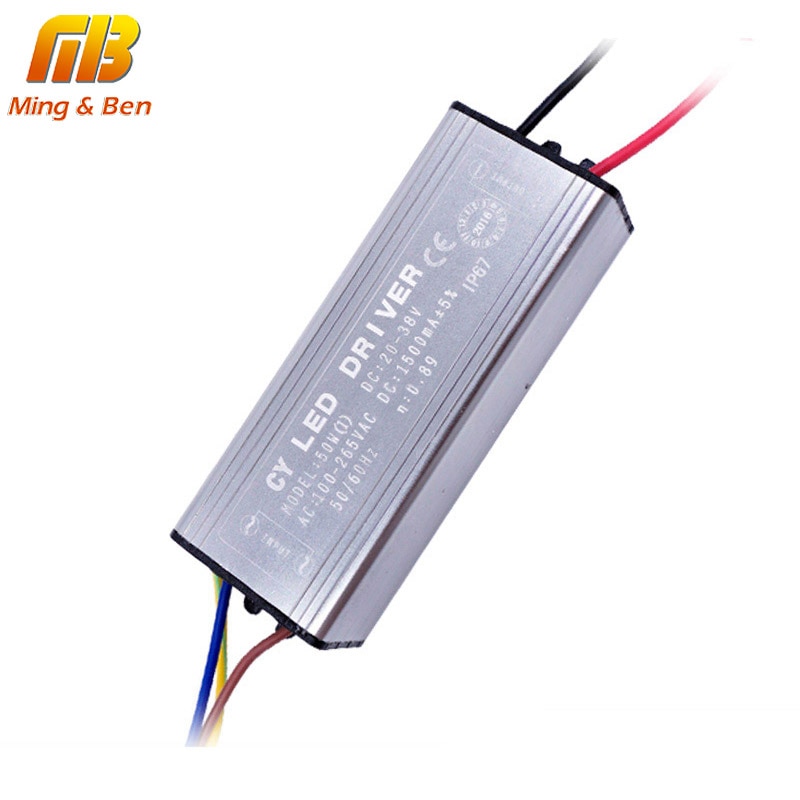 LED Driver 10W 20W 30W 50W 70W Convert AC85-265V To DC22-38V No Flicker LED Driver DIY For Flood Light Spotlight IP67 Waterproof