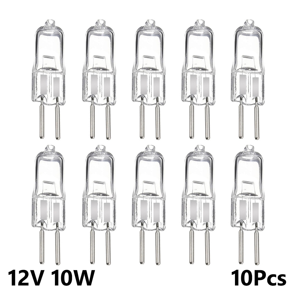 10w 10 stk indsatte perler krystal varme pærer super lyse ultra lav pris klar jc type halogen pære 12v g4 indendørs belysning