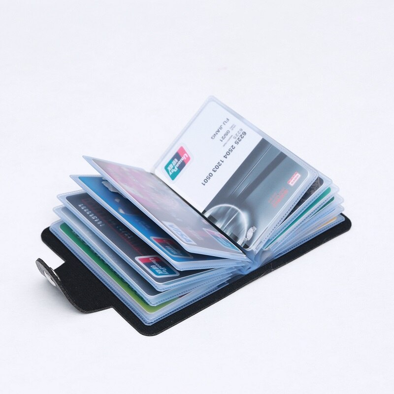 Credit ID Card Holder Wallet Aluminum Slim Pop UP Wallet for Men Women RFID Blocking Cardholder Minimalist Wallet: 24 Bits Card Case