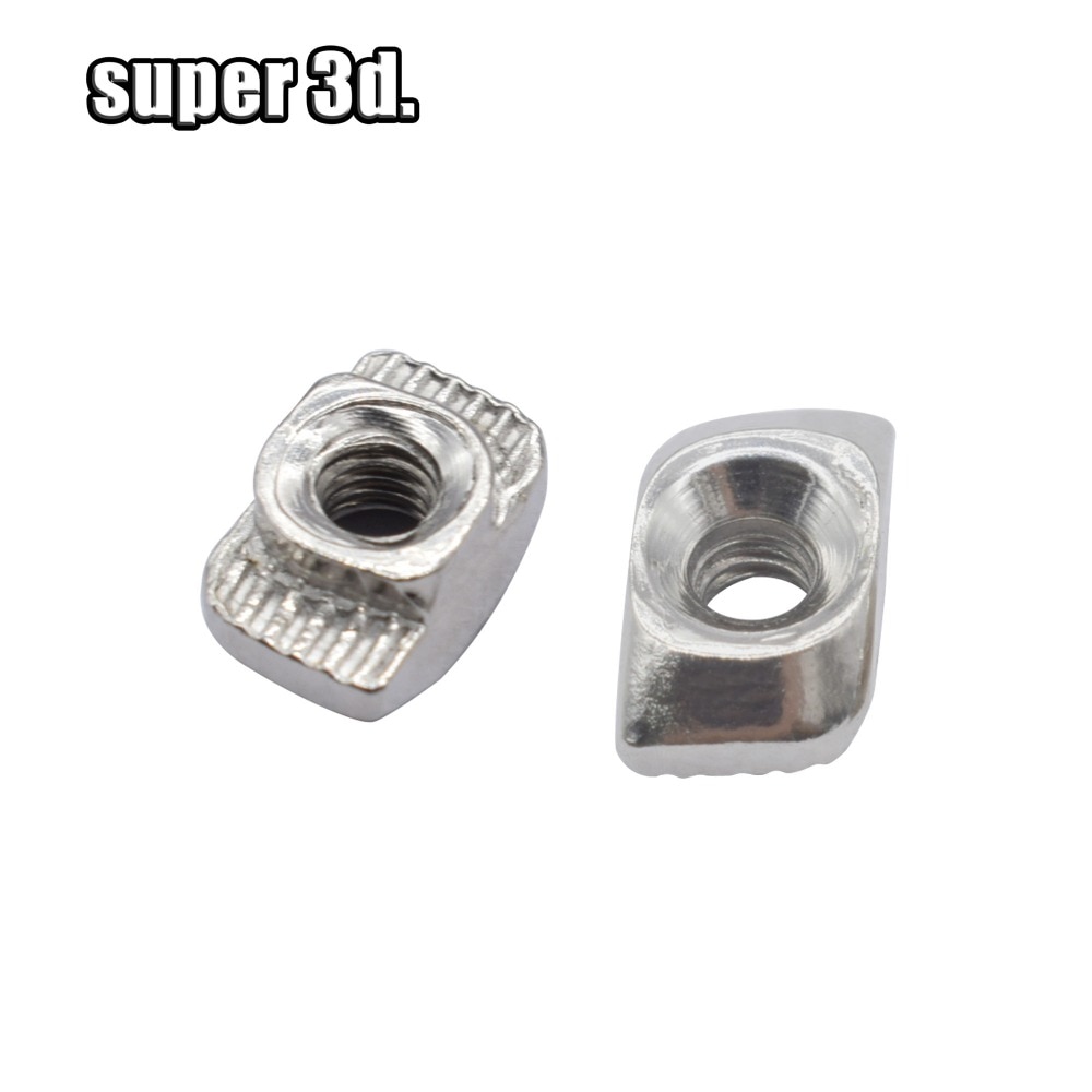 100 st 50 st  m3 m4 m5 t- mutter hammarmutter aluminium nickelpläterad kolstål kopplingsprofil kolstål koppling