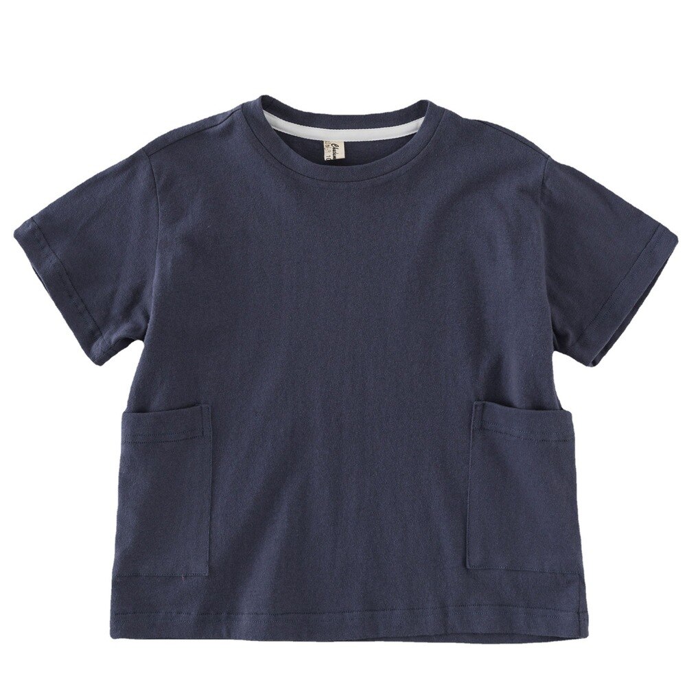 T-shirt à manches courtes pour garçons et filles, couleur unie, 2-6T, été