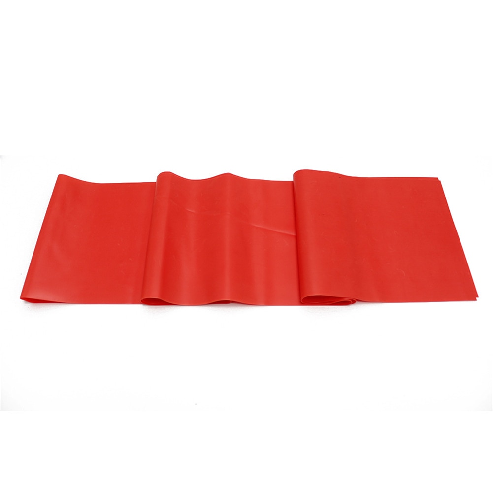 Unisexe Fitness Yoga intérieur Tension bande Fitness exercice Pilates étirement ruban ceinture tirer élastique sangle fournitures: Rouge