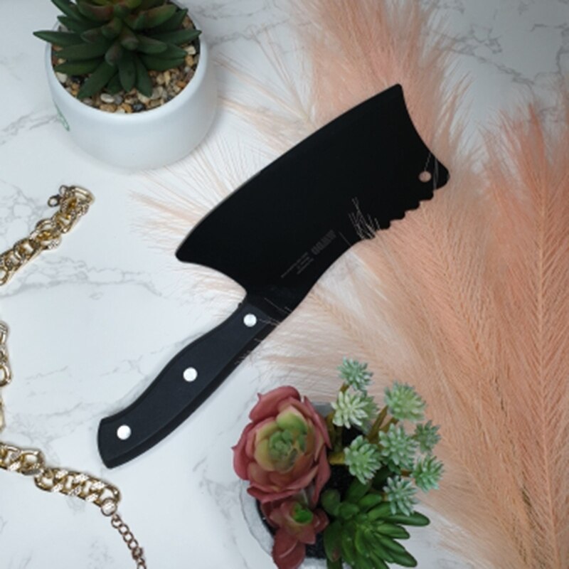 Butcher Knife Stainless Steel Bone Chopping Knife Meat Slicing Cleaver High Hardness Kitchen Chef Knife