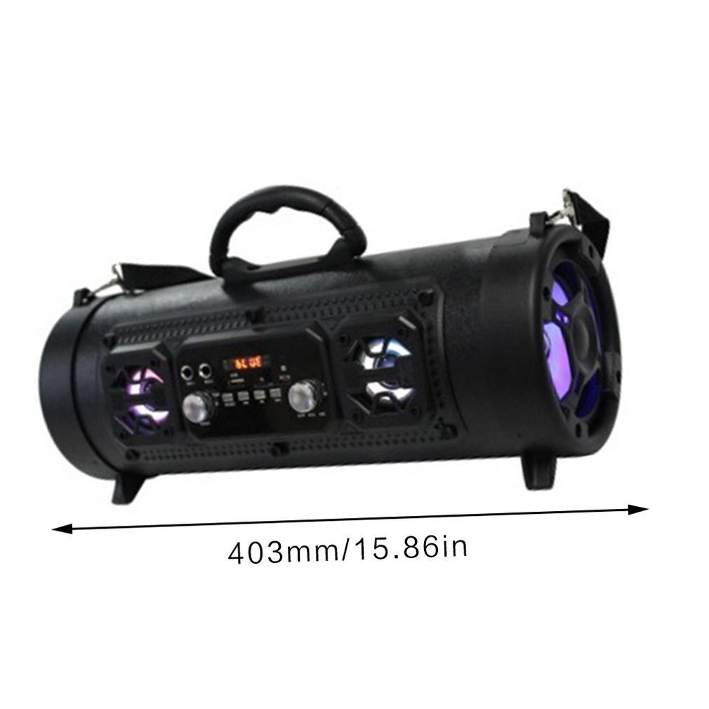 M17 Outdoor Draagbare Vat Speaker Draadloze Subwoofer Plastic Knop Aanpassing Card Radio Call Functie