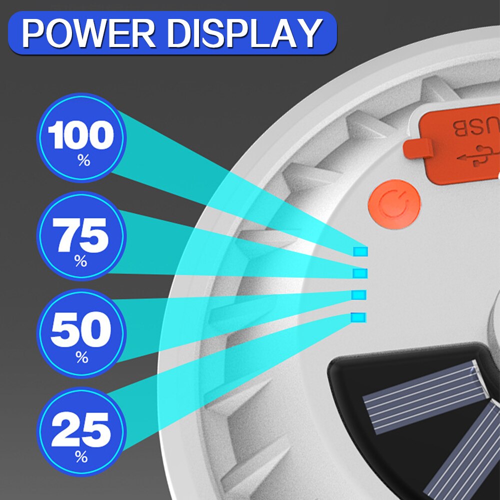 300W Rechargeable LED Bulb Lamp Remote Control Solar Charge Lantern Portable Emergency Night Market Light Outdoor Camping Home