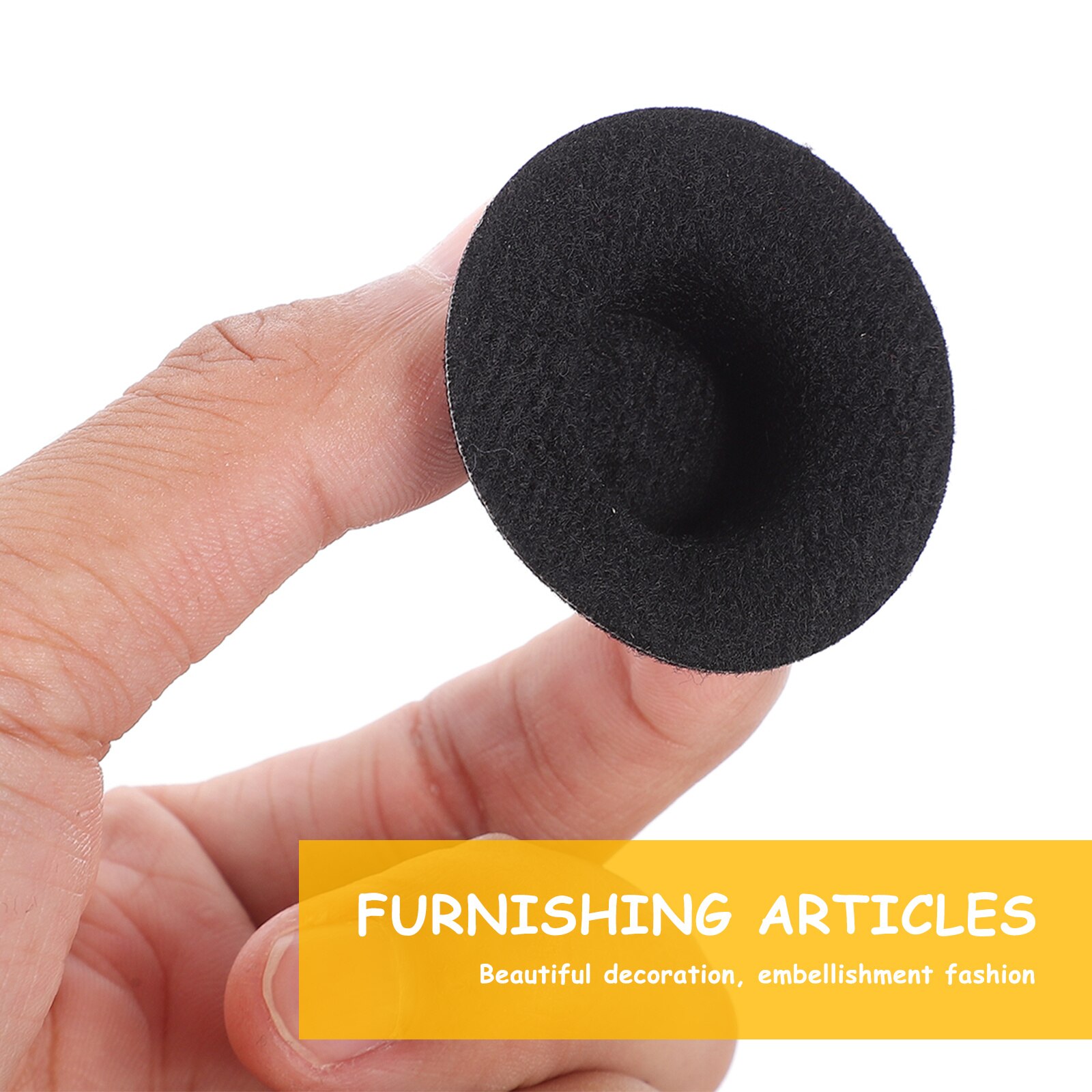 20Pcs Christmas Snowman Hats DIY Hat Adornments Christmas Party Supplies