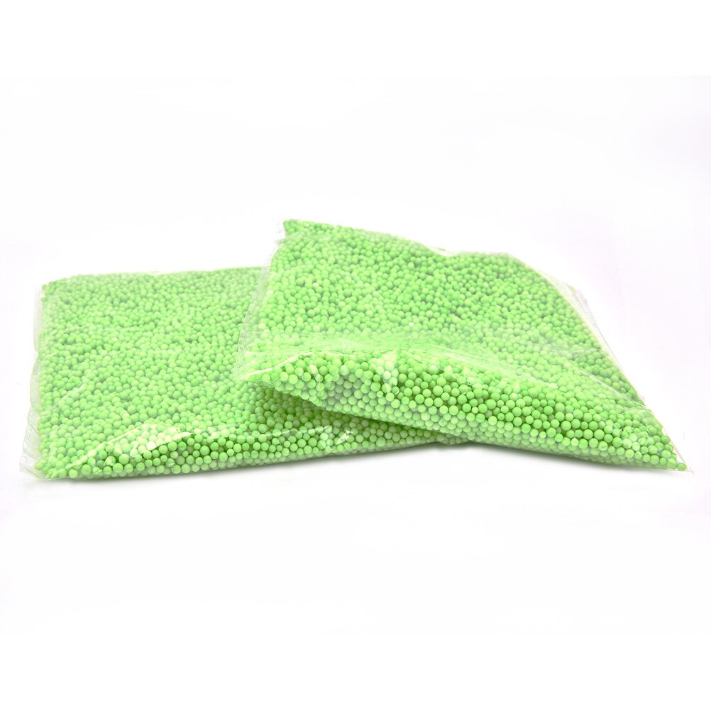 1 pak polystyreen piepschuimballen fles diy sneeuw modderdeeltjes accessoires slijmballen kleine piepkleine schuimkorrels ballon schuimvulling