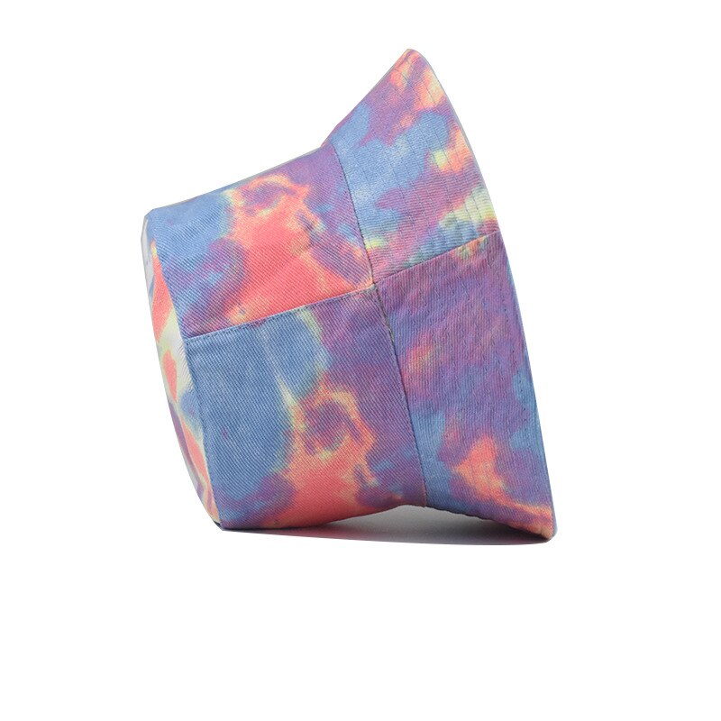 Adult Bucket Hat Fisherman Hat Fishing Hat Colourful Graffiti Bob Caps Hip Hop Tie Dye Gorros Men Women