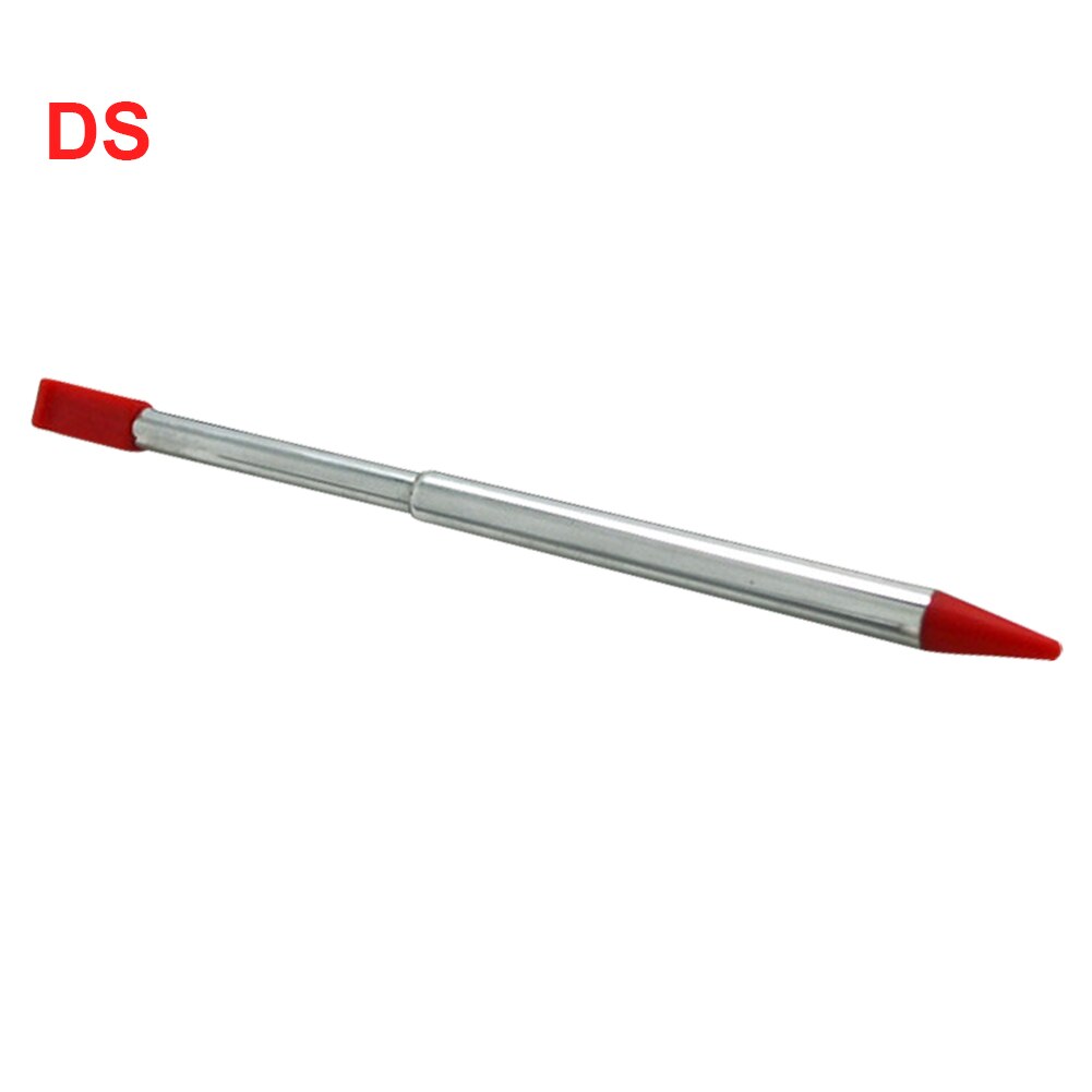 Extendable Touch Screen Replacement Parts Portable Practical Metal Game Console Assistant Stylus Pen For L I DS XL: Red DS