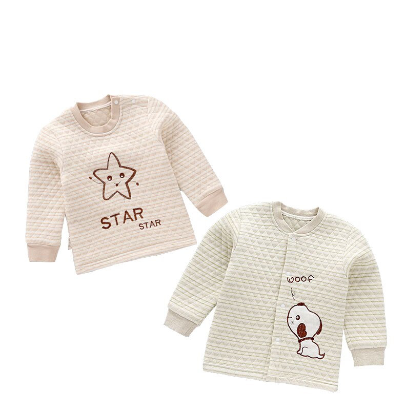 Winter Baby Boy Kleding Baby Lange Mouwen Thermische Vest Verdikking Katoen Meisjes Herfst Ondergoed Kinderkleding