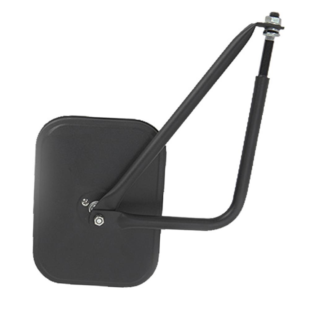 For Jeep Wrangler CJ YJ TJ JK JL Car Side Mirrors Square Doorless Rear View Mirrors Easy To Install