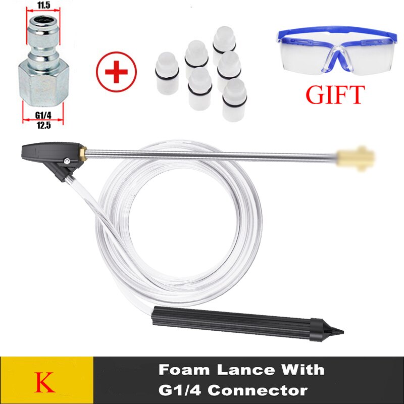 Pressure Washer SandBlasting Kit Wet Sandblaster Lance Nozzle for Karcher K5 Huter Interskol Lavor Parkside High Pressure Washer: K