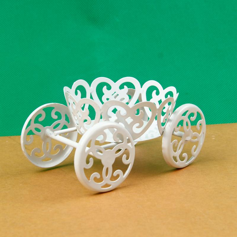 European Wrought Iron Cake Stand Model Round Base Dessert Wedding Birthday Party Baking Kitchen White Variety TSLM1