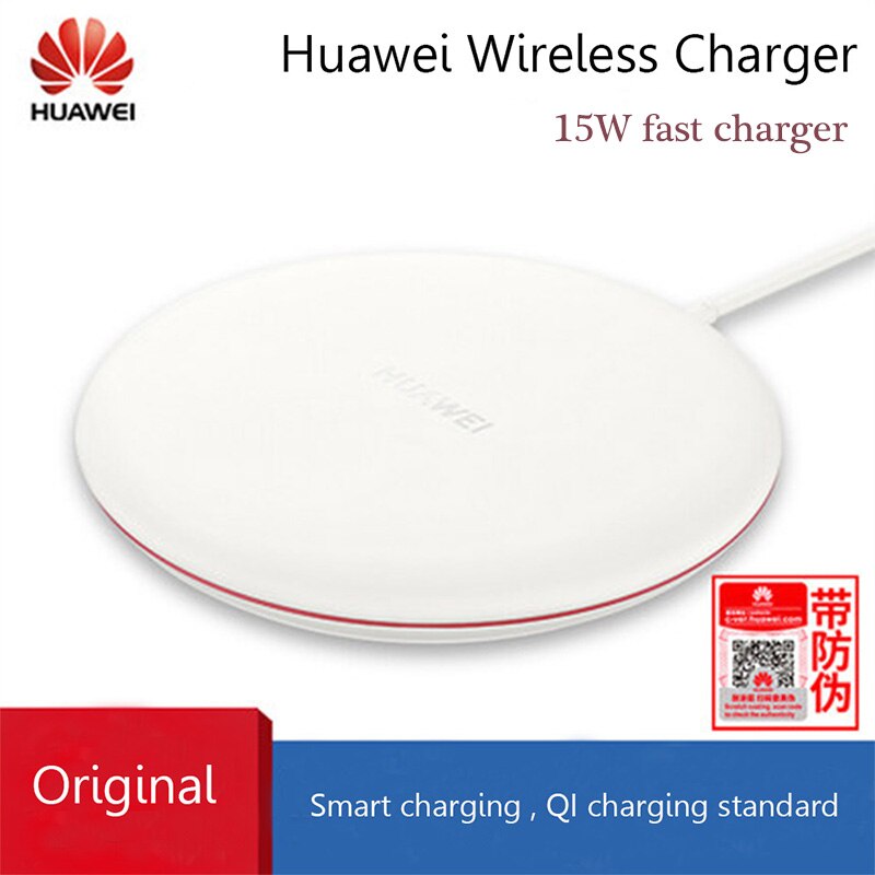 Huawei-cargador inalámbrico P30 Pro, 15W, CP60, QI Max, carga rápida, para Huawei Mate 20 RS P30 Pro, iPhone X, 8 plus, XS Max, Samsung S9 plus