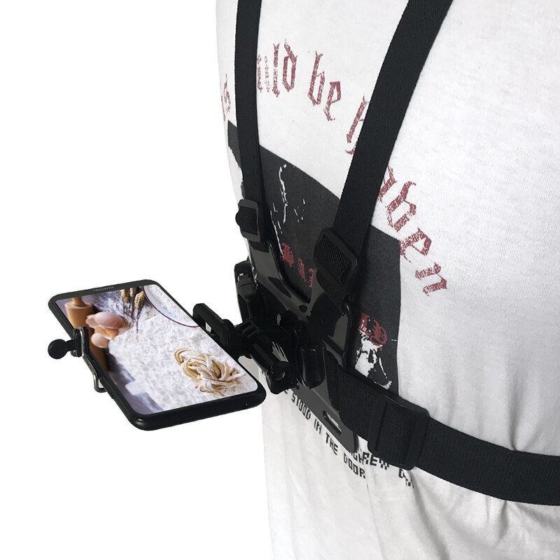 Universele Borst Belt Strap Mount Voor Gopro Hero 9 8 Sjcam Actie Camera Accessoires Voor Android Ios Telefoon Vlog Video schieten