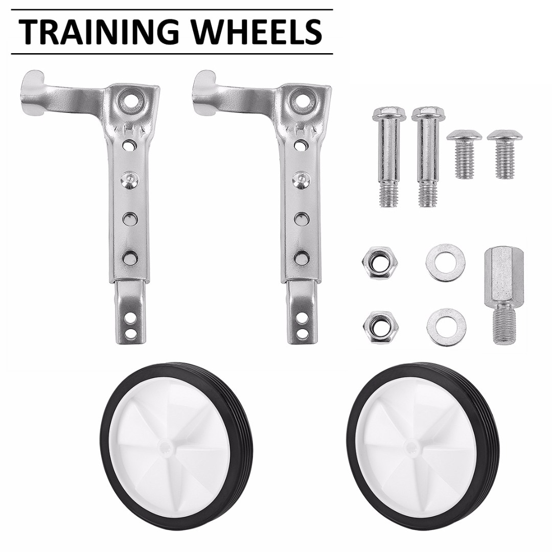 Bicycle Balance Set Adjustable Cycling Balance Auxiliary Wheel Bicycle Training Accessories For 16-22 Inch Children Kids Bicycle