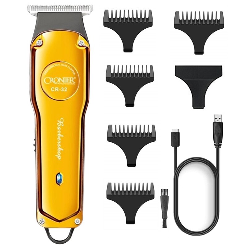 original T-blade barber cordless hair trimmer hair clipper for men beard tirmer rechargeable hair cutting machine