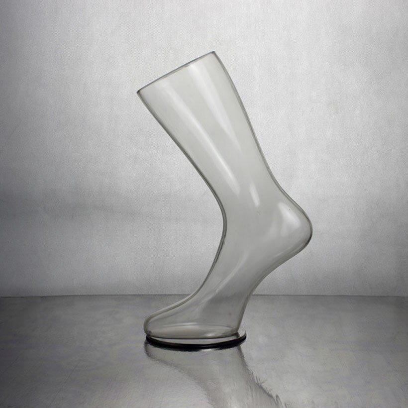 Pied Mannequin pour femme, nouvel outil de présentation de longueur, chaussettes, torse en plastique transparent, 1 pièce