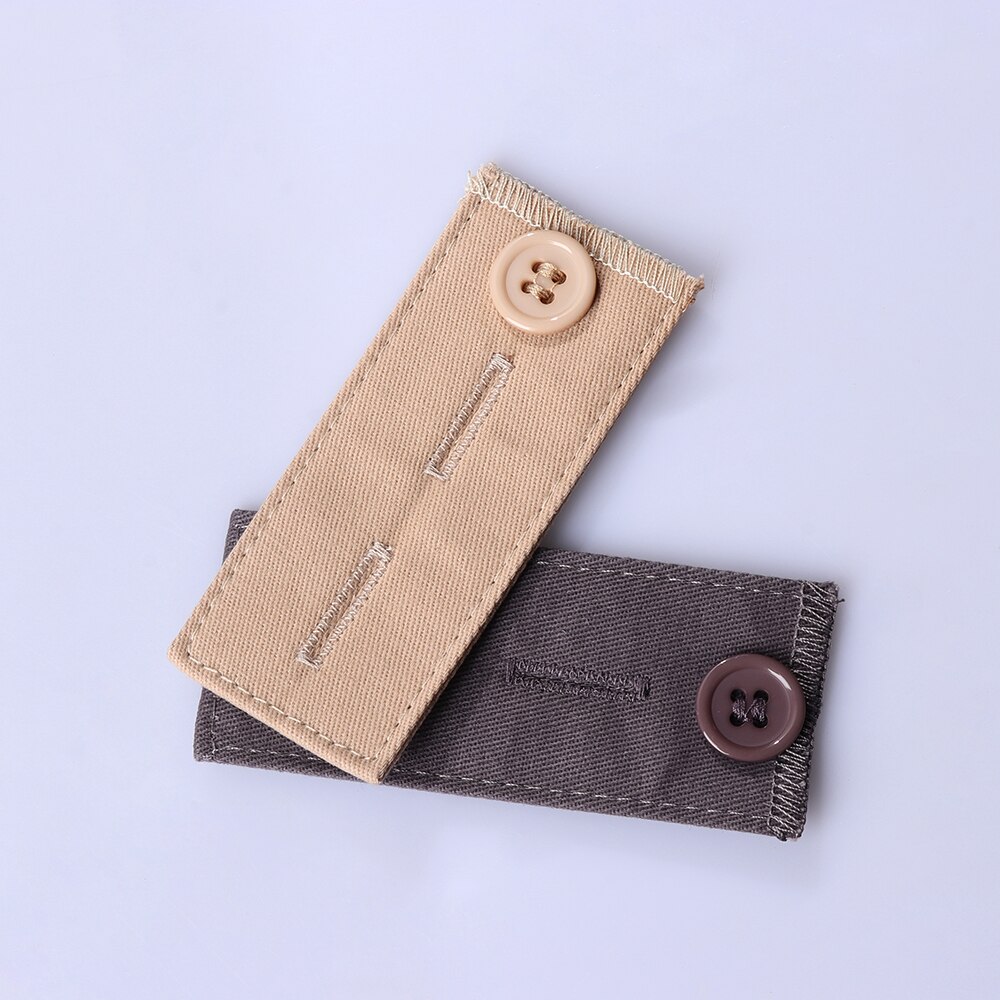 Unisex Waist Band Pant Extender Belt Tight Trousers Jeans Skirts Maternity Button Hooks Washable Gadgets Garment Accessories