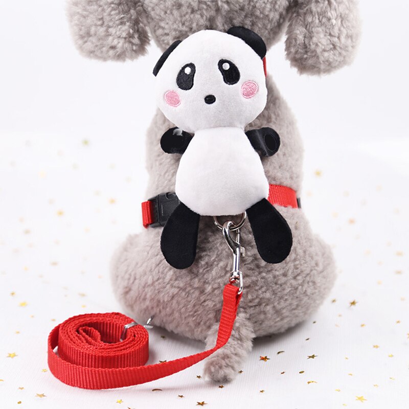 Chien laisses Hamesses fournitures animaux accessoires harnais accessoires ange poitrine dos Traction corde dessin animé poupée