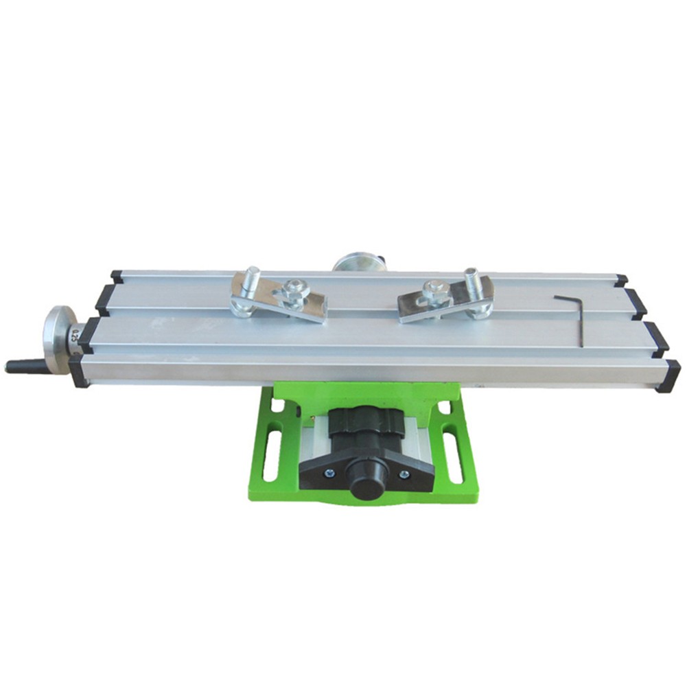 Miniature Milling Machine Bench Drill Vise Fixture Worktable X Y-axis Adjustment Coordinate Table Router Table