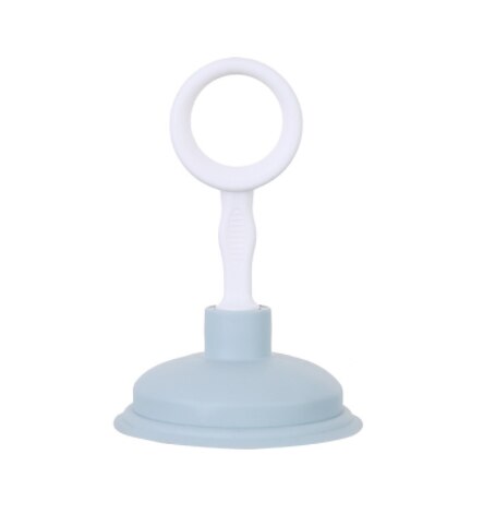 Kitchen Strong Sink Drain Pipe Dredging Suction Cup Toilet Plunger Bathroom Portable Sewer Hair Blockage Cleaning Cleaner: blue