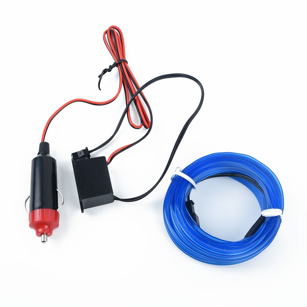 Auto LED Verlichting 4 Meter Lamp Heldere Innerlijke Flexibele Interieur 12V Deur Center Console Voor Accessoires