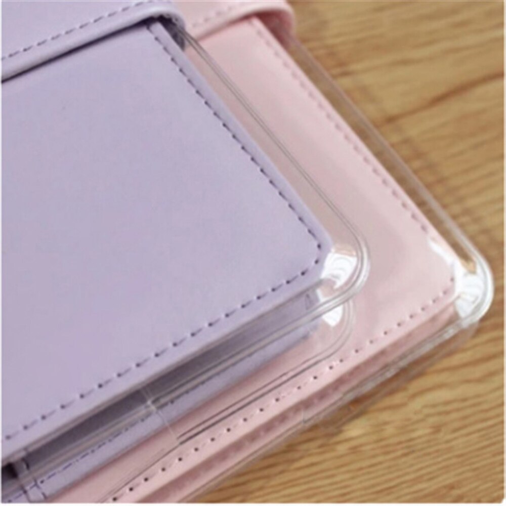 A5/A6 Clear Pvc Cover Voor Macaron Boek Jas Lederen Cover Notebook Beschermhoes Film