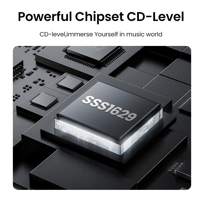 UGREEN Sound Card USB Audio Interface External 3.5mm Microphone Audio Adapter Soundcard for PC PS5 4 Headphone USB Sound Adapter