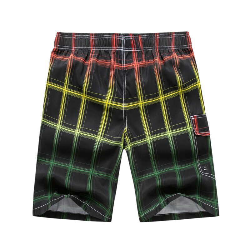 Plaid Print Zomer Strand Board Shorts Mannen Zwemmen Shorts Qiick Droog Badmode Bermuda Surf Suits Zwembroek Mannelijke Sport Shorts