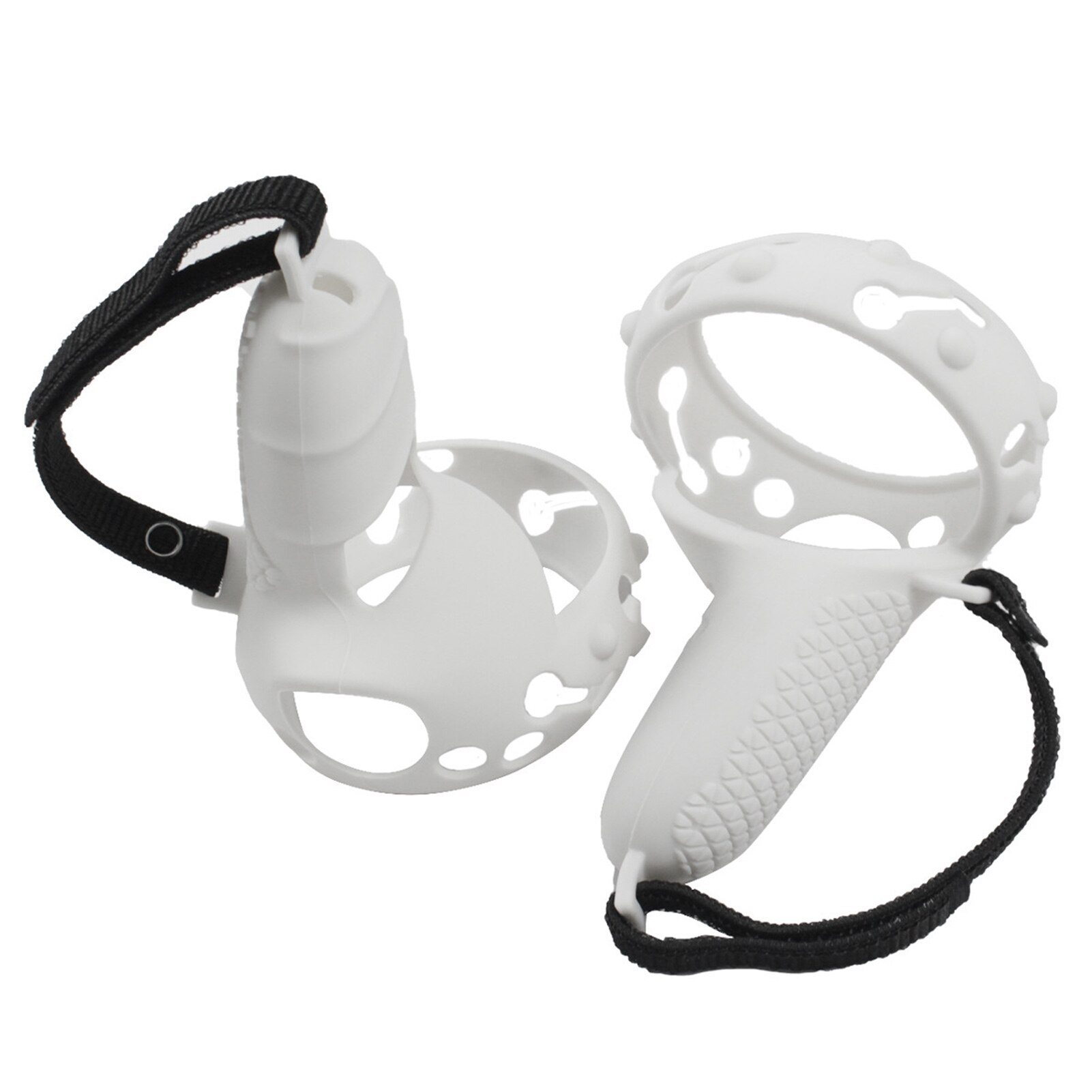 Voor Oculus Quest 2 Siliconen Band Bescherming Cover Vr Accessoires Vr Gaming Controller Handgreep Voor Oculus Quest2 Accessoires: White