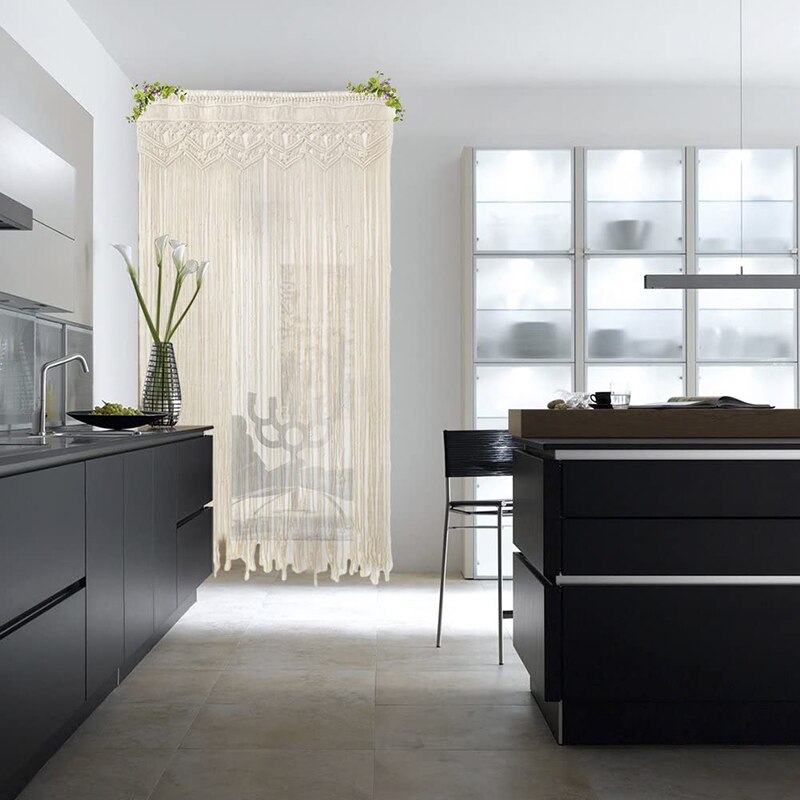 90*180cm ręcznie tkana tapeta w stylu boho na parawan okno zasłony drzwiowe makrama gobelin bawełna tkane tło ślubne