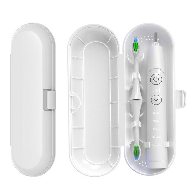 Cepillo de dientes eléctrico de seis engranajes X3 para adultos, cepillo de dientes inteligente con vibración Sónica, suave, recargable, impermeable: Travel box W