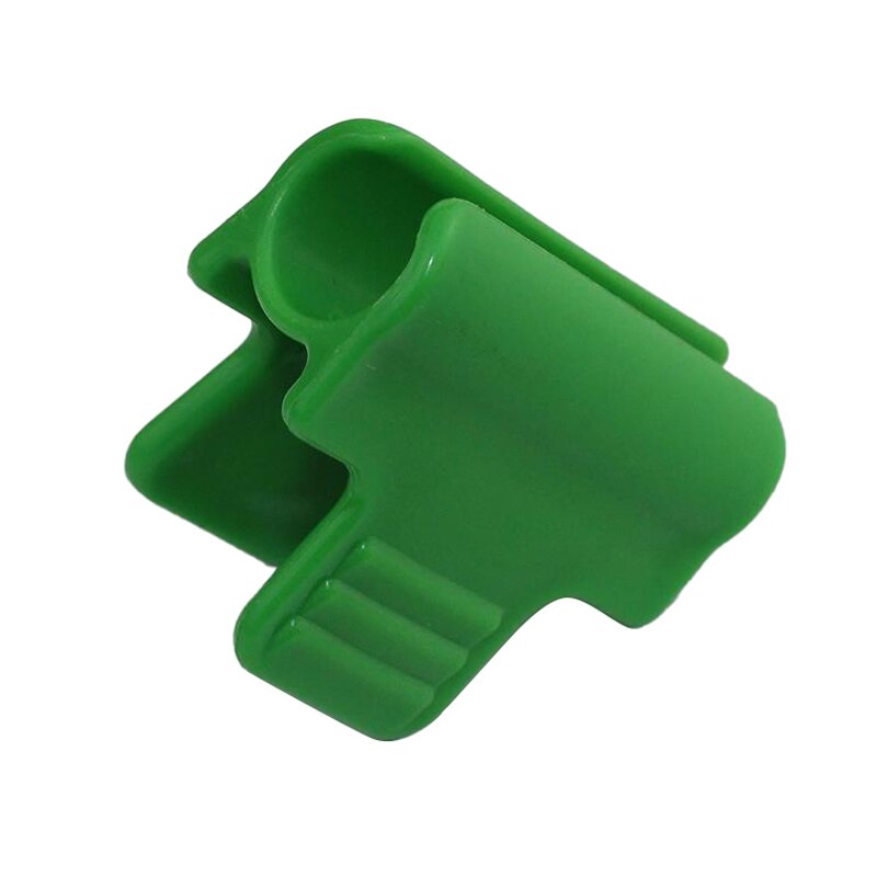 Plant Clips 20 Stuks Groen Pijp Klemmen Vaste Film Clips Tuin Accessoires 11Mm/0.43Inch Stakes Kas Outdoor rij Cover Clips