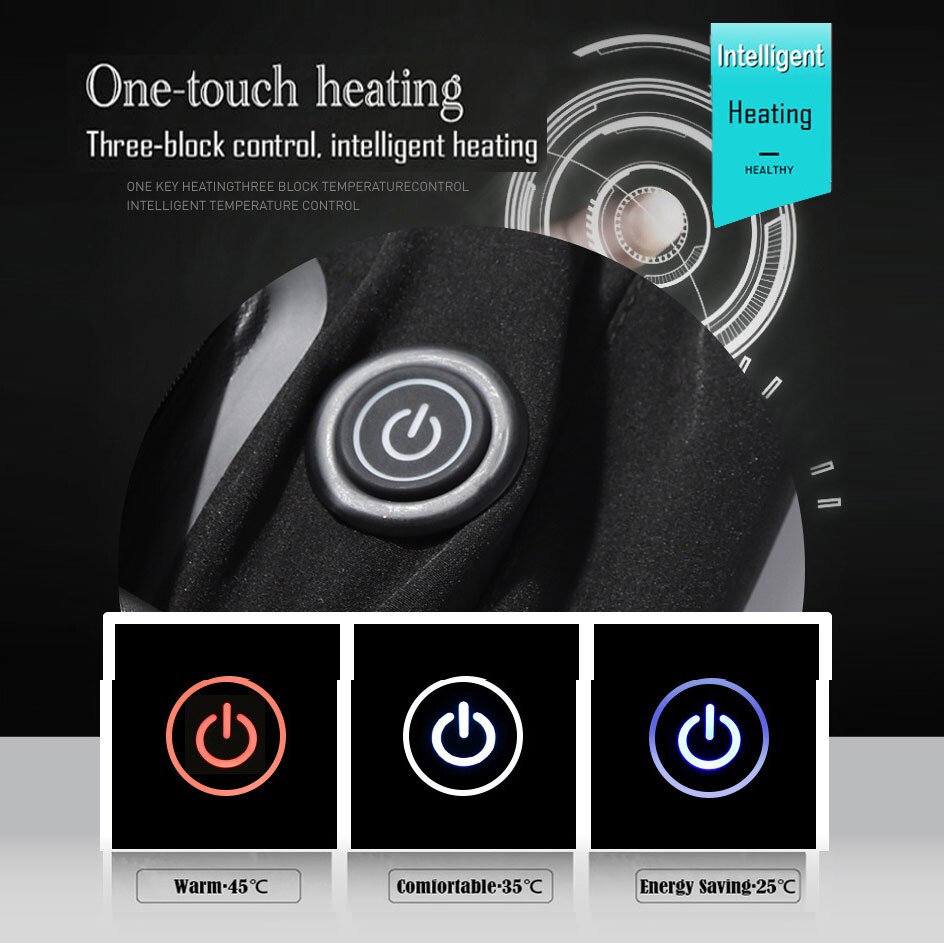 Usb smart termobukser herre& #39 ;s vintervarmebukser dame& #39 ;s udendørsbukser til mænd skiløb campingbukser knæ talje varme vindtætte