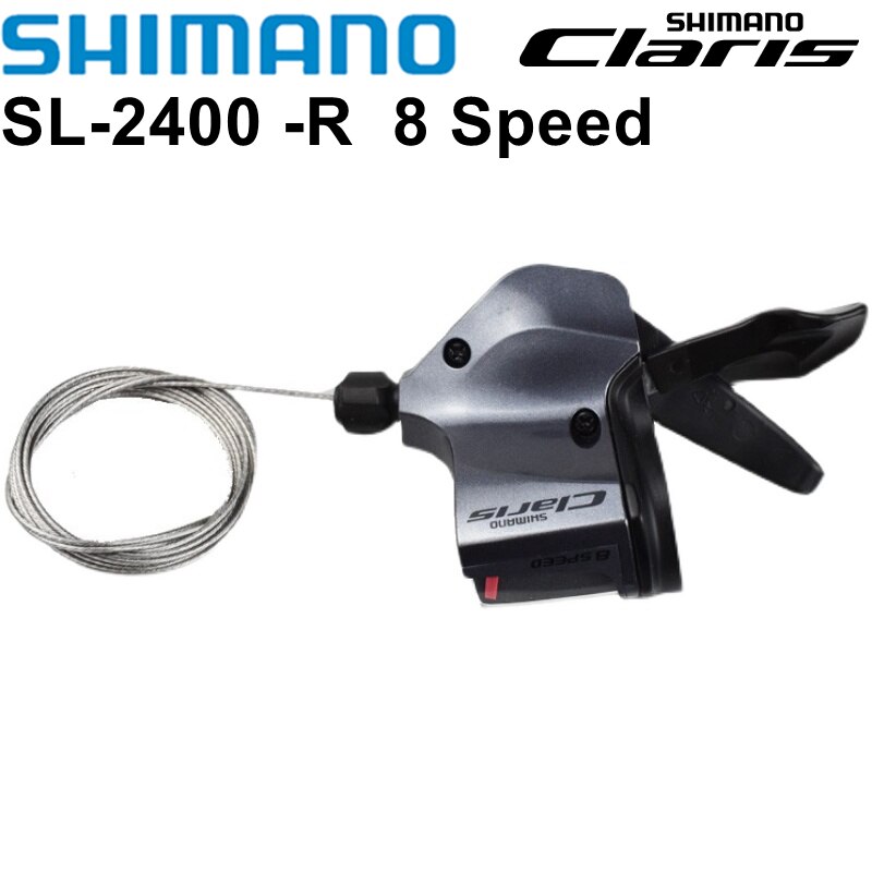 Shimano Claris RD-2400 Dérailleur Arrière 8 Vitesse RD 2400 Route Vélo Dérailleur Arrière 8 S 8V SL-2400 Levier 8V 8 S 2400 Shifter: SL-2400-R 8 Speed