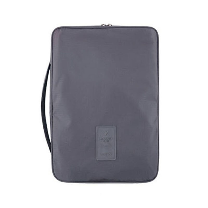 Jxsltc Mannen Nylon Bagage Reistassen Voor Shirt Lichtgewicht Verpakking Organisator Kledingstuk Verpakking Cubes Bagage Koffer Mannelijke Tas: GRAY