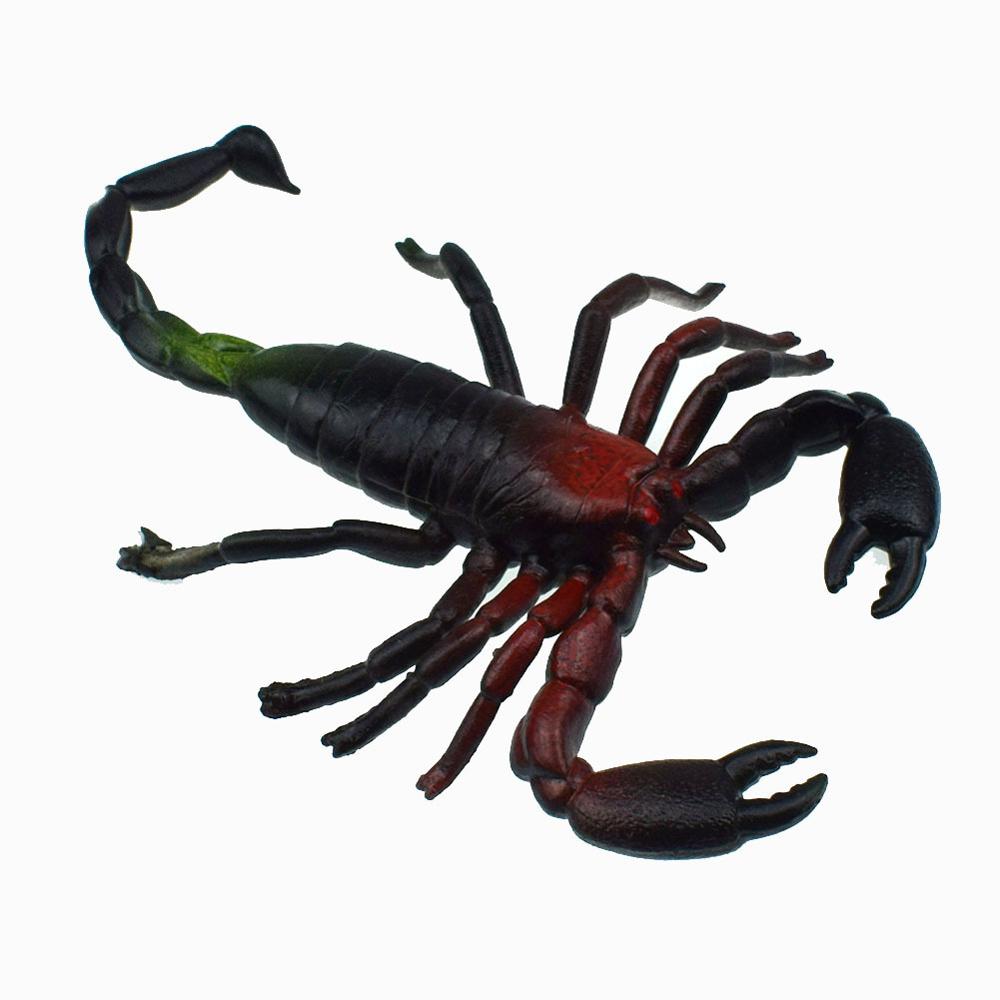 1 PCS Tricky parodie horror tier Weiche Kunststoff Insekten Spielzeug Modell Spinne Skorpion Eidechse Locust Tiere Figuren Büro Streich Spielzeug