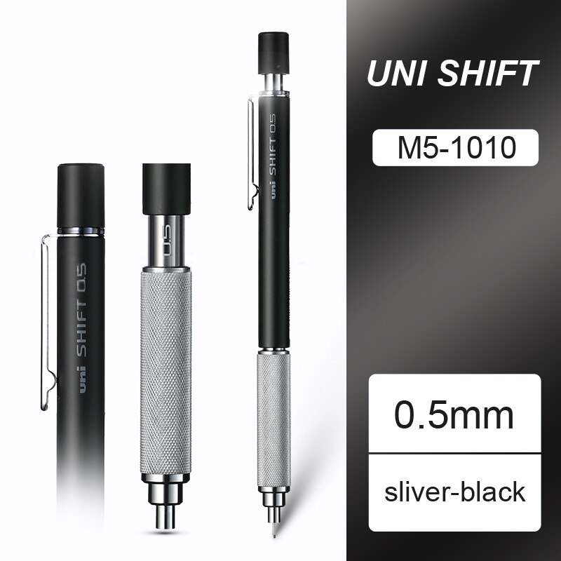 Mitsubishi Uni Mechanische Bleistift Metall körper stift M3/M4/M5/M7/M9-1010 0.3/0.4/0.5/0.7/0,9 MM Schreiben Liefert Büro &Ampere; Schule: 0.5mm Bk 1010