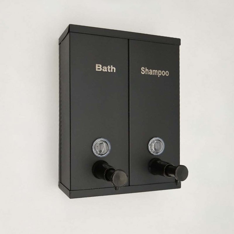 Dispensador de jabón de manos para Hotel, accesorios de hardware para baño, botella de desinfectante de manos para baño de centro comercial, montado en la pared