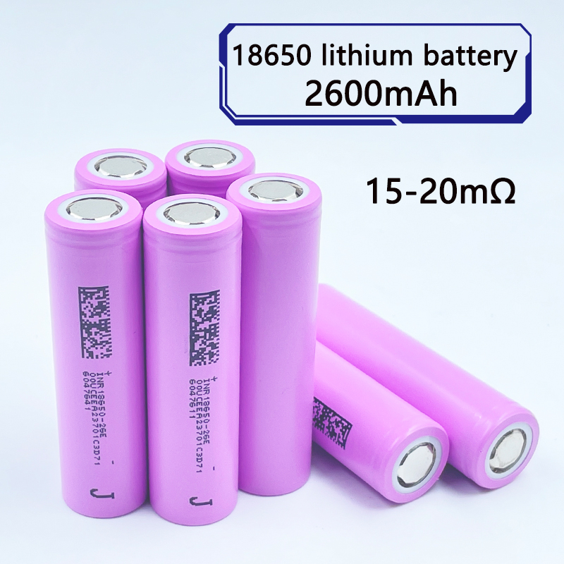 18650 battery 2600mah 3.7V rechargeable lithium battery flashlight battery for electrical tools