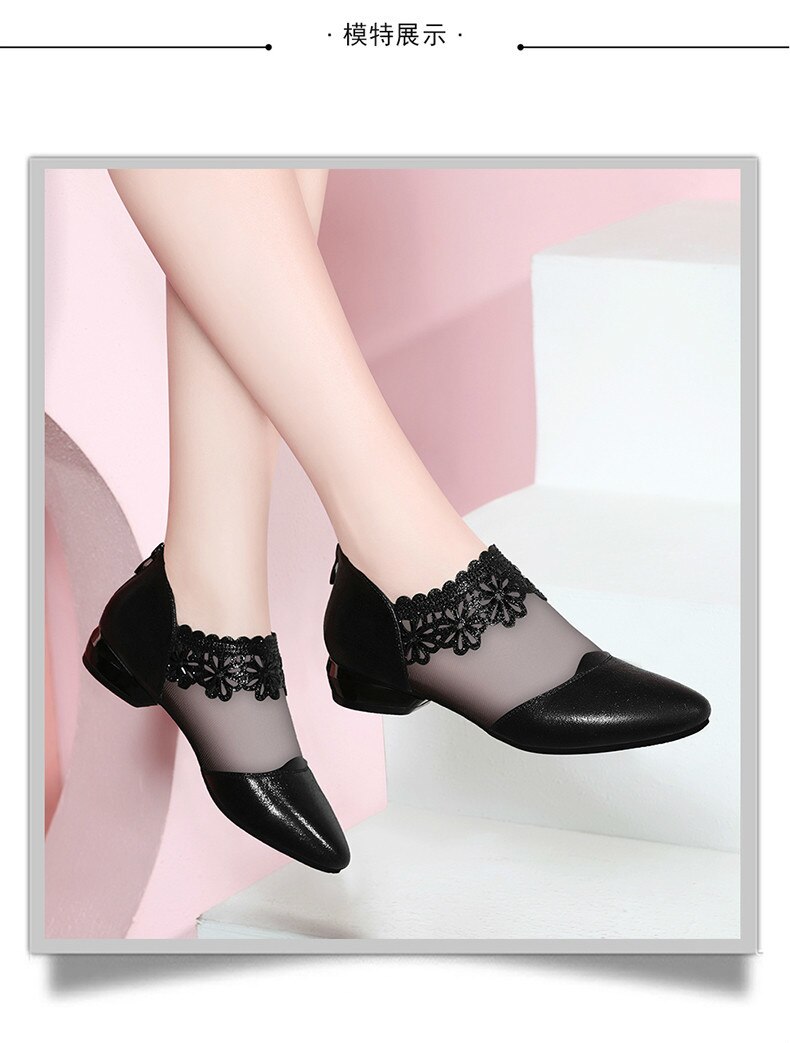 Femmes chaussures Bling Bling bout pointu chaussures plates maille unique chaussures femme mariage chaussures sans lacet chaussures décontractées g017