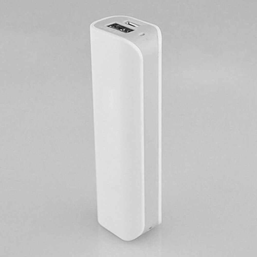 gray Power Bank Shell Free Welding USB Ports Power Bank PCB Charger Case DIY Kits Powered By 2600mAh 18650 Battery