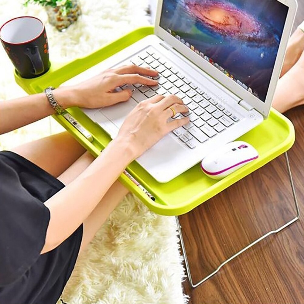 Portable Laptop Desk Tray Outdoor Learning Desk Lazy Tables Laptop Stand Holder For Bed Sofa
