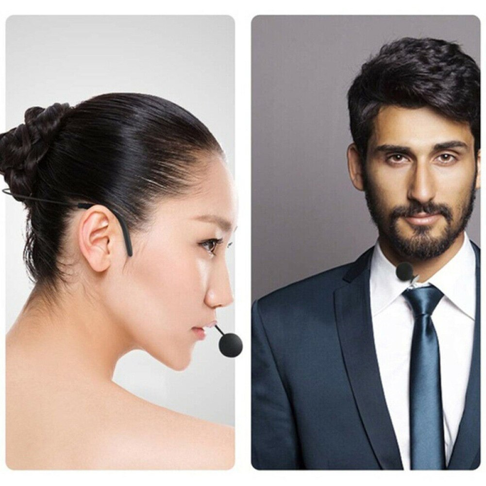 Hands Free Wireless Microphone Speech Public Speaking Teaching Lapel Headset Receiver Transmitter UHF Mini Portable