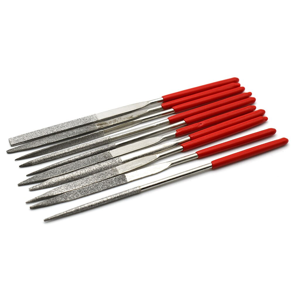 Lime de couronne de frettes de guitare en diamant, outil de réparation de frettes de guitare Luthier avec 3 tailles pour guitares ukulélé basse Banjo mandoline: C