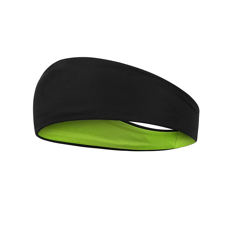 Outdoor Sport Vrouwen Lady Brede Haarband Zweetband Elastische Haarband Yoga Fitness Hoofdband Running Bandana Sjaal Hoofddeksels: Green 